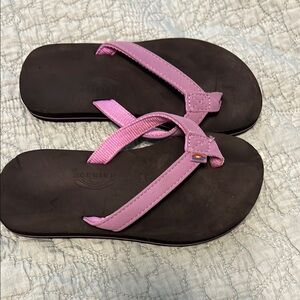 Women’s Purple Strap Flip Flop Sandals - Comfortable Everyday Wear